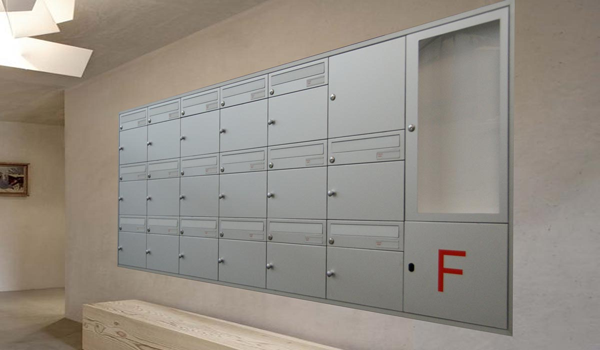 briefkastenanlage-unterputzmontage-mehrfachanlage-basicline-knopfgriff-feuerwehrfach-grau