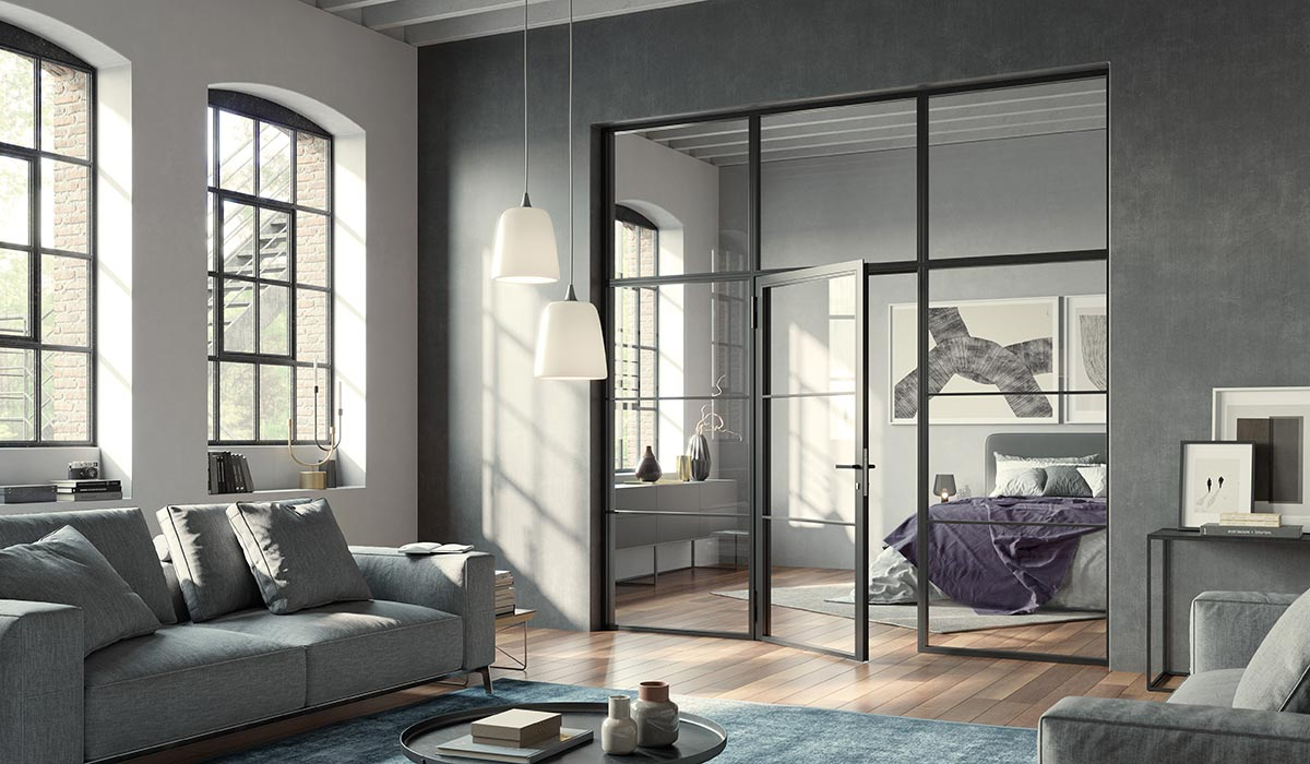lofttuer-vollglastuer-hoermann-loftbau-einfluegelig-loftfront