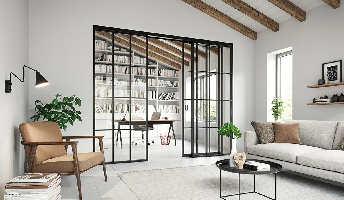lofttuer-vollglastuer-hoermann-loftbau-schiebetuer-mit-seitenteil